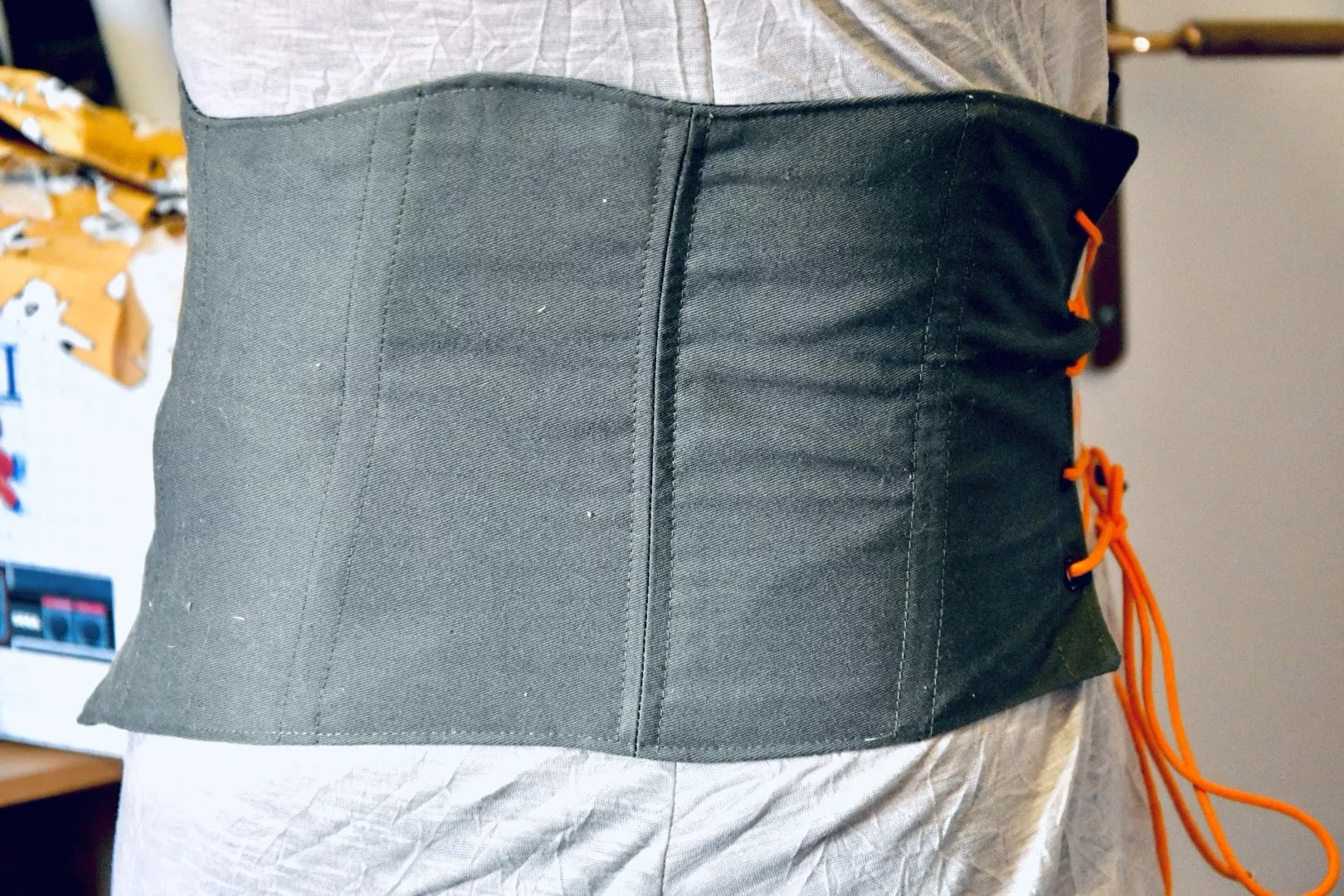 Corset underbust homme masculin